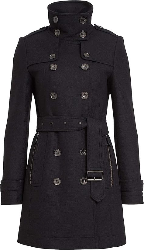 BURBERRY DAYLESMOORE Wool Blend Belted Double 